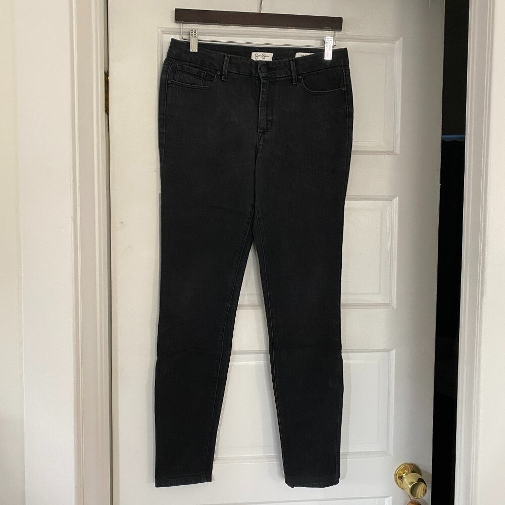 Jessica Simpson High Rise Skinny Jeans in Black Size 6/28